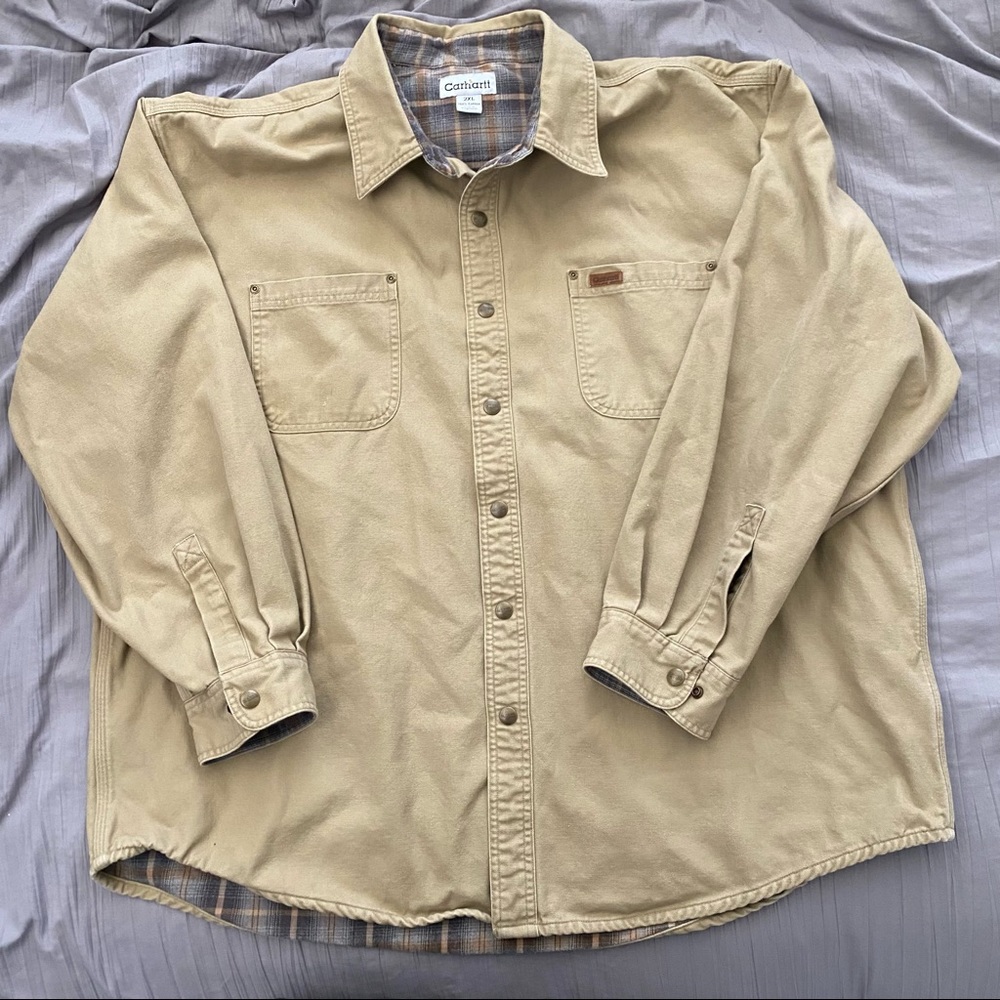 Carhartt Plaid Lined Light Jacket